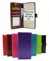 Crazy Horse Wallet Samsung Galaxy S22 Ultra 5G