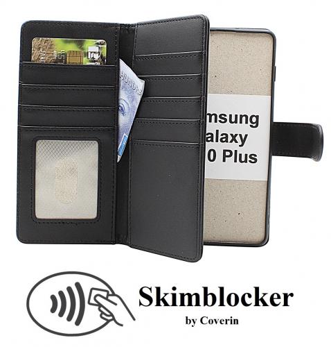 Skimblocker Samsung Galaxy S10 Plus (G975F) XL Lommebok Deksel