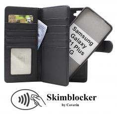Skimblocker Samsung Galaxy S21 Plus 5G XL Magnet Lommebok Deksel