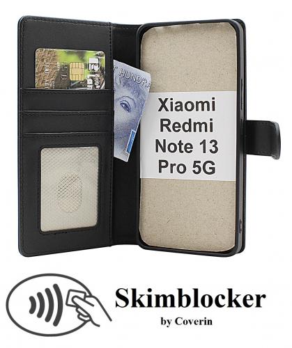 Skimblocker Xiaomi Redmi Note 13 Pro 5G Magnet Lommebok Deksel