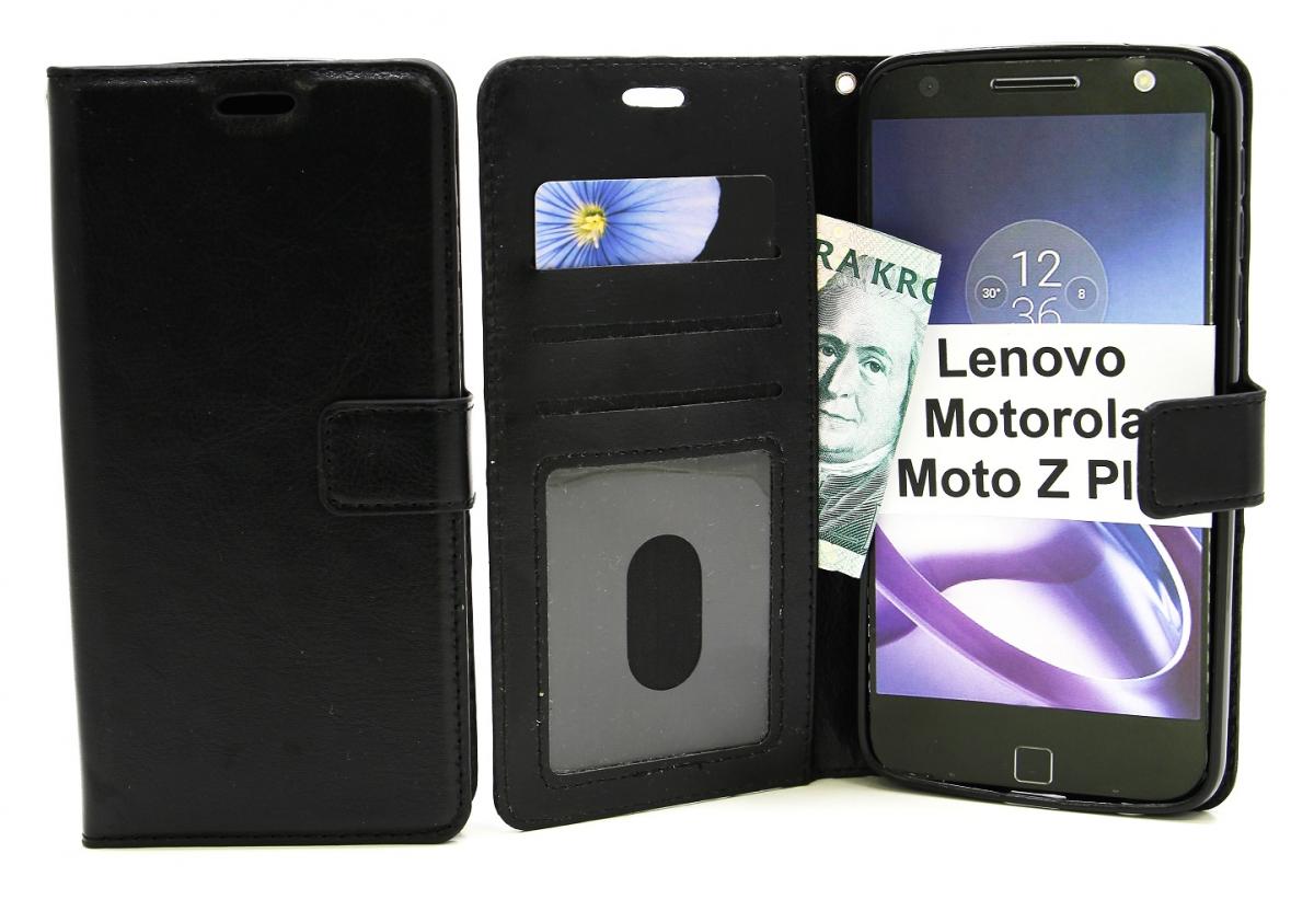 Crazy Horse Wallet Lenovo Motorola Moto Z Play
