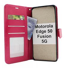 Crazy Horse Motorola Edge 50 Fusion 5G Lommebok Deksel