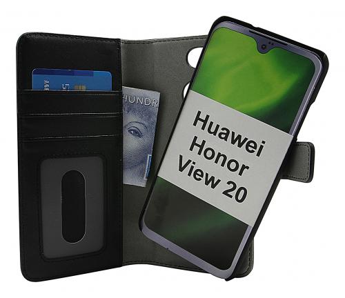 Skimblocker Magnet Wallet Huawei Honor View 20