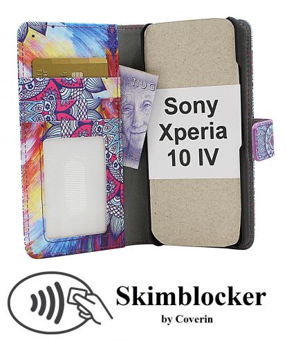 Skimblocker Magnet Designwallet Sony Xperia 10 IV 5G (XQ-CC54)