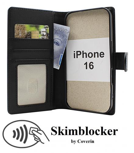 Skimblocker iPhone 16 Lommebok Deksel