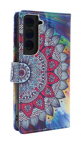 Skimblocker Samsung Galaxy S22 5G Magnet Lommebok Deksel Design