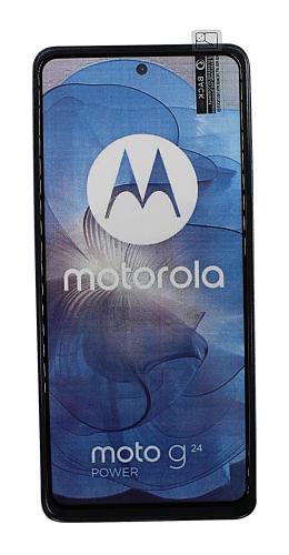 Full Frame Skjermbeskyttelse av glass Motorola Moto G24 Power