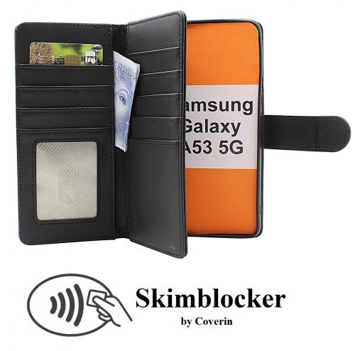 Skimblocker Samsung Galaxy A53 5G XL Lommebok Deksel