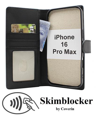 Skimblocker iPhone 16 Pro Max Lommebok Deksel