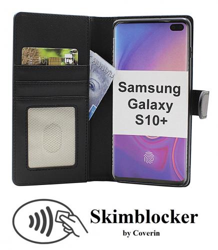 Skimblocker Samsung Galaxy S10 Plus Magnet Lommebok Deksel