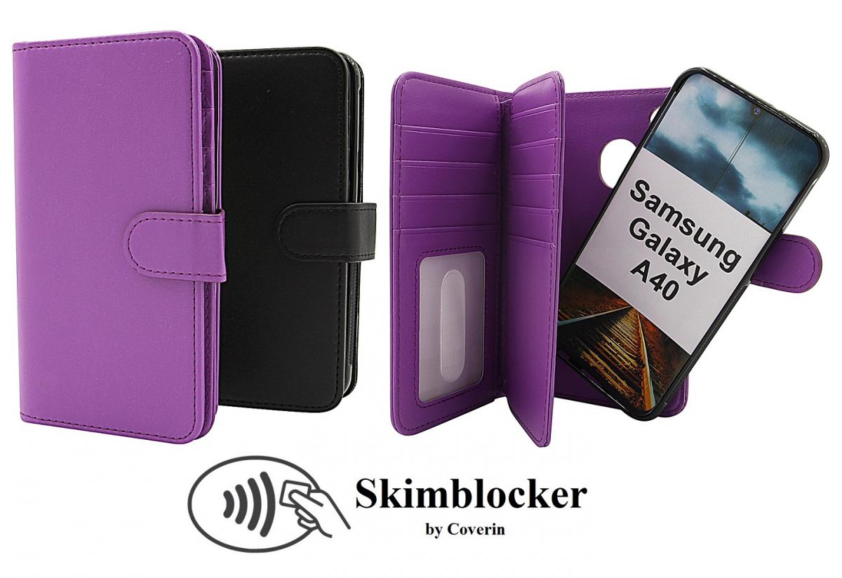 Skimblocker XL Magnet Wallet Samsung Galaxy A40 (A405FN/DS)
