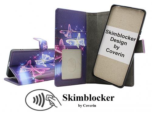 Skimblocker Samsung Galaxy S21 5G Magnet Lommebok Deksel Design