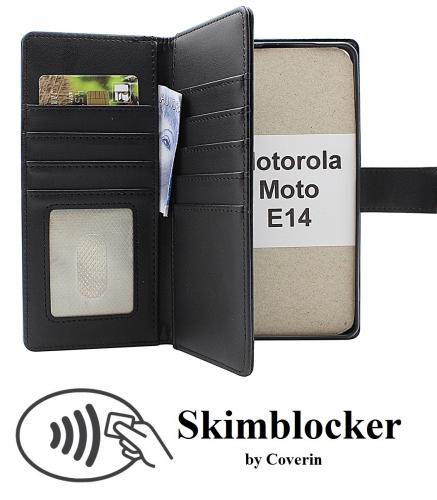 Skimblocker Motorola Moto E14 XL Lommebok Deksel