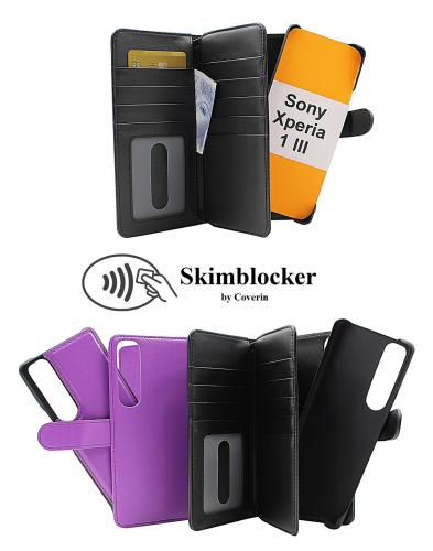 Skimblocker XL Magnet Wallet Sony Xperia 1 III (XQ-BC52)