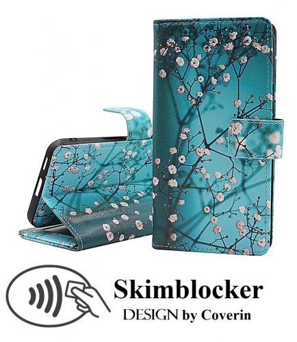 Skimblocker Samsung Galaxy S24 5G Magnet Lommebok Deksel Design