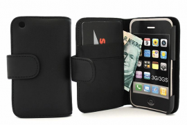 Lommebok-etui iPhone 3 (svart)