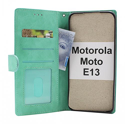 Zipper Standcase Wallet Motorola Moto E13