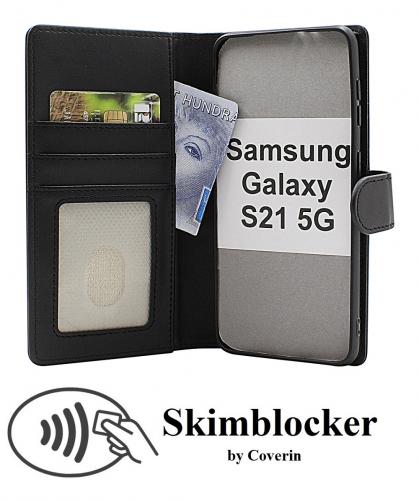 Skimblocker Lommebok-etui Samsung Galaxy S21 5G (G991B)