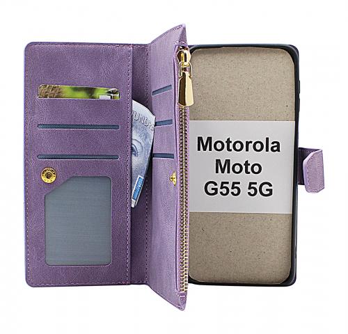 XL Motorola Moto G55 5G Luksus Lommebok Deksel