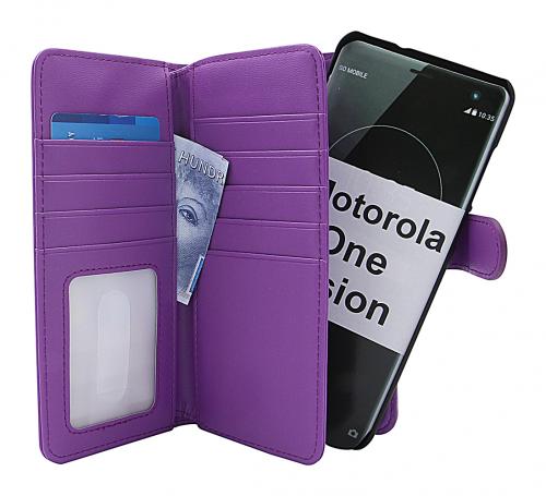 Skimblocker XL Magnet Wallet Motorola One Vision