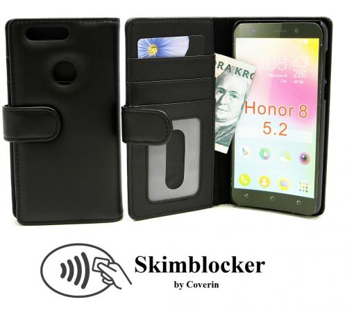 Skimblocker Lommebok-etui Huawei Honor 8