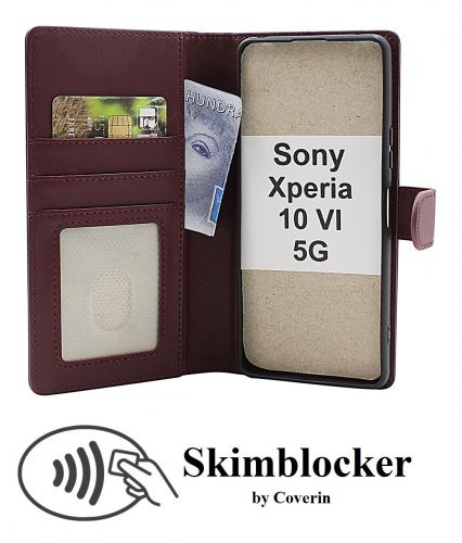 Skimblocker Sony Xperia 10 VI 5G Lommebok Deksel