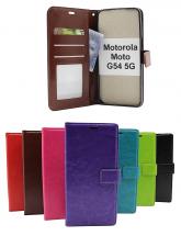 Crazy Horse Wallet Motorola Moto G54 5G