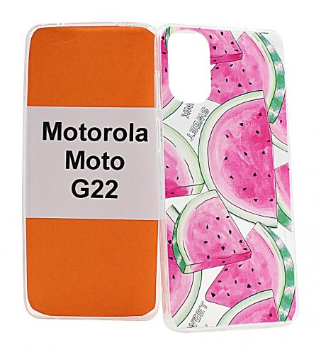 TPU Designdeksel Motorola Moto G22