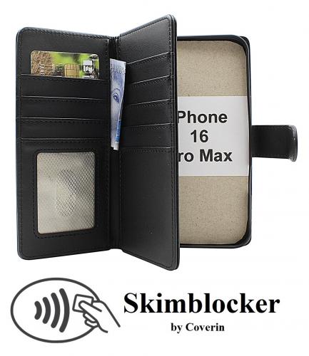 Skimblocker iPhone 16 Pro Max XL Lommebok Deksel