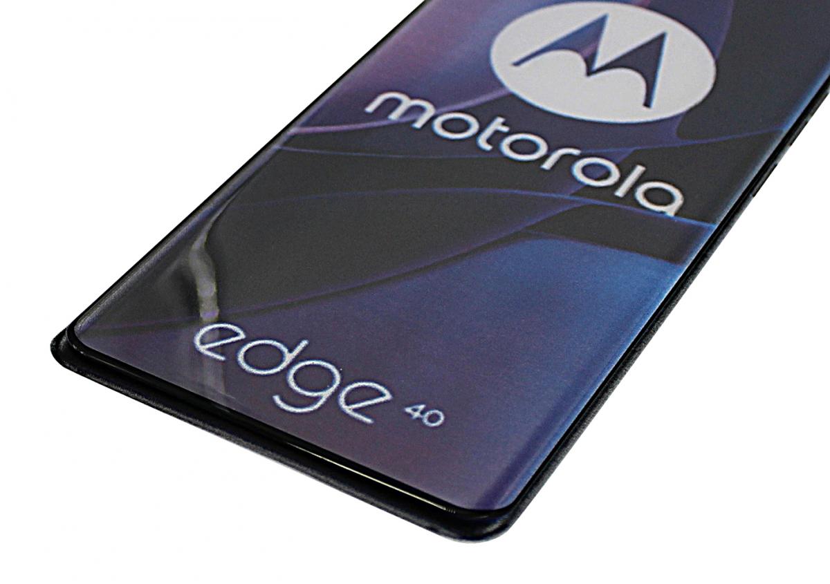 Full Frame Skjermbeskyttelse av glass Motorola Edge 40 5G