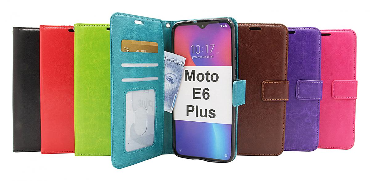 Crazy Horse Wallet Motorola Moto E6 Plus