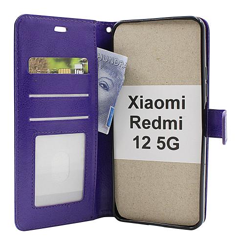 Crazy Horse Wallet Xiaomi Redmi 12 5G