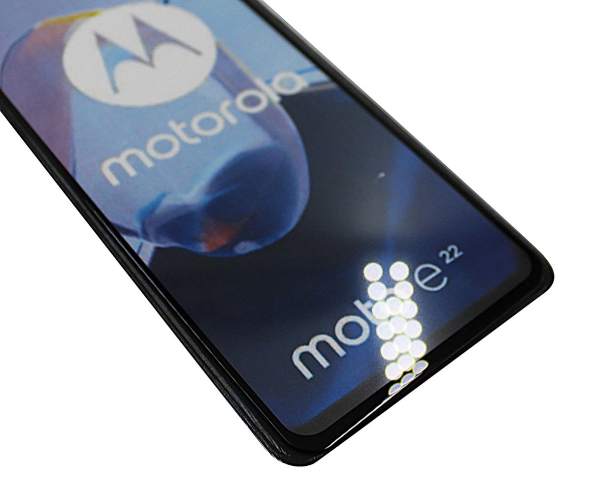 Full Frame Skjermbeskyttelse av glass Motorola Moto E22i