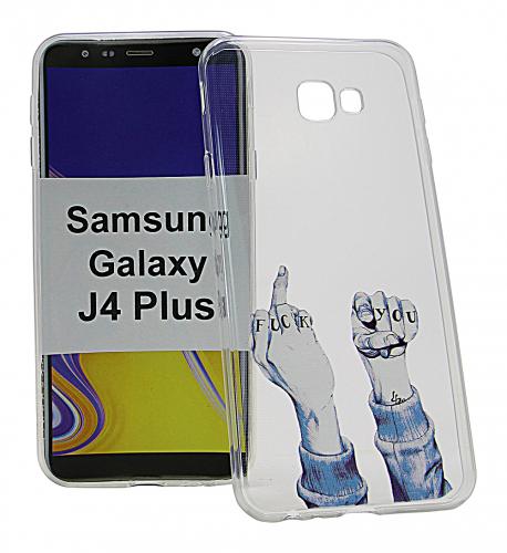 TPU Designdeksel Samsung Galaxy J4 Plus (J415FN/DS)