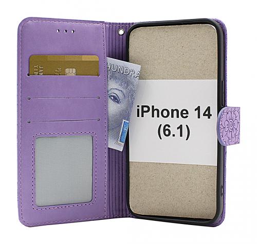 Flower Standcase Wallet iPhone 14 (6.1)