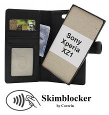 Skimblocker Sony Xperia XZ1 Magnet Lommebok Deksel