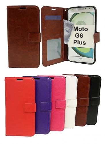 Crazy Horse Wallet Motorola Moto G6 Plus