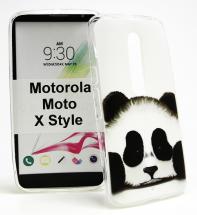 TPU Designdeksel Motorola Moto X Style