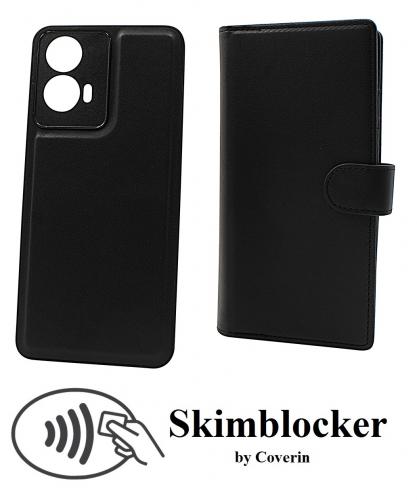 Skimblocker Motorola Moto E14 XL Magnet Lommebok Deksel