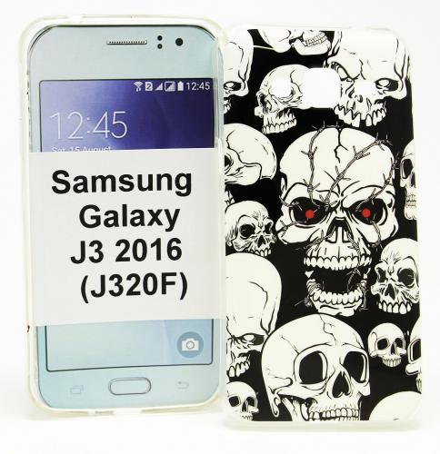 TPU Designdeksel Samsung Galaxy J3 2016 (J320F)