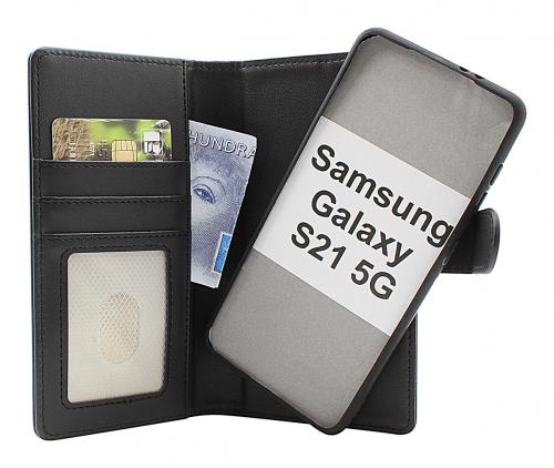 Skimblocker Samsung Galaxy S21 5G Magnet Lommebok Deksel