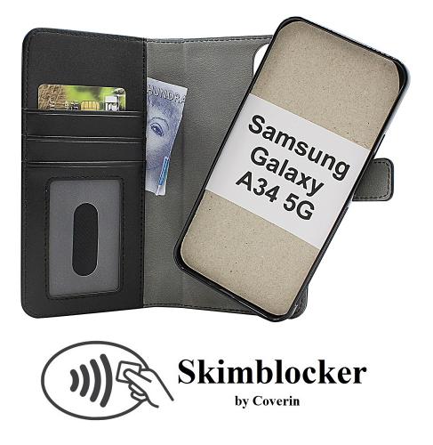 Skimblocker Magnet Wallet Samsung Galaxy A34 5G