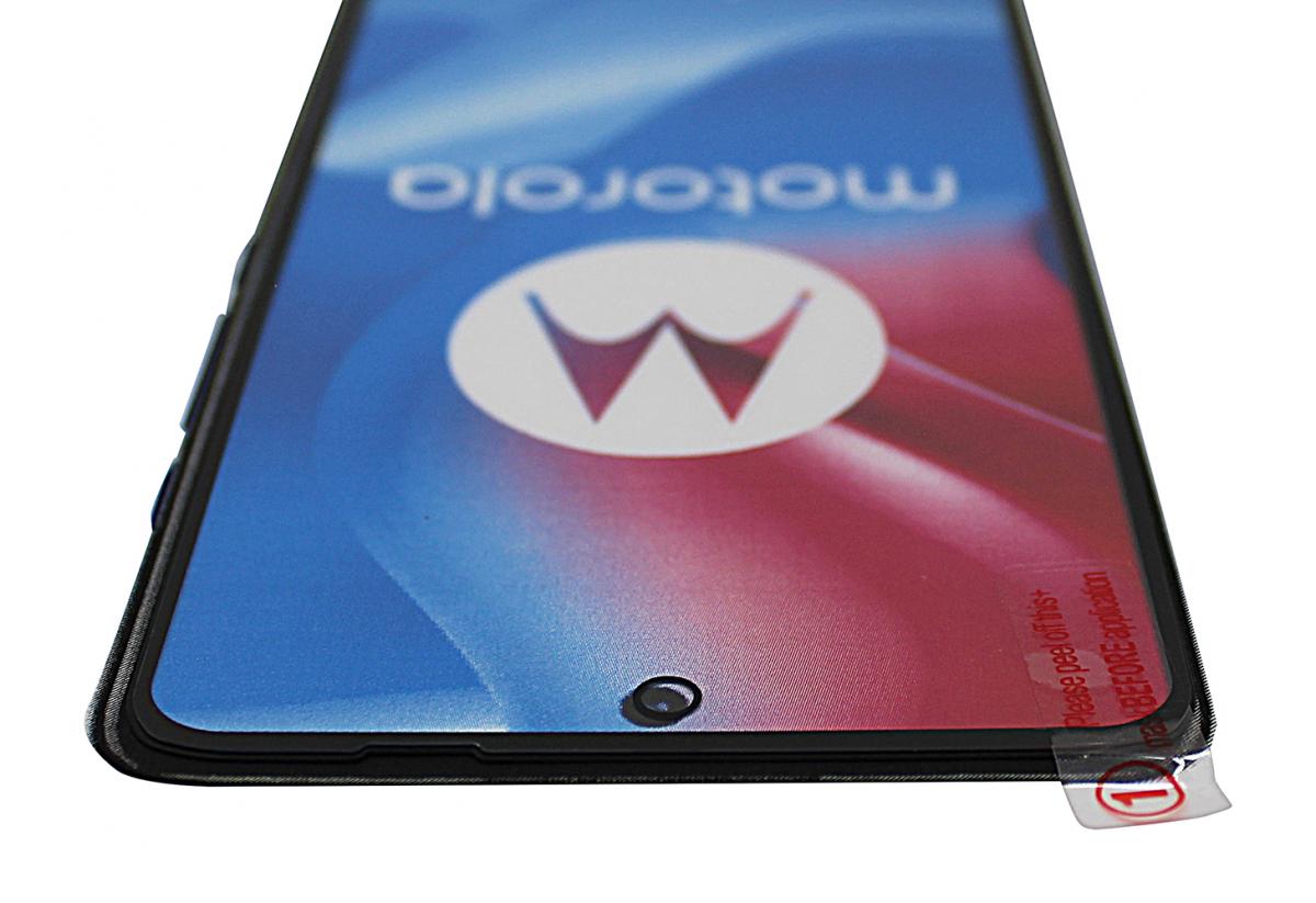 Full Frame Skjermbeskyttelse av glass Motorola Moto G60s