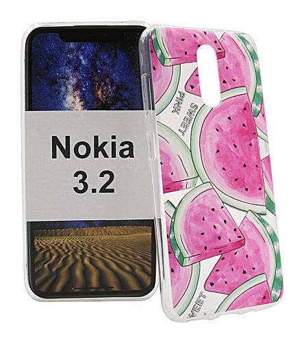 TPU Designdeksel Nokia 3.2