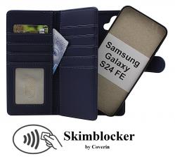 Skimblocker Samsung Galaxy S24 FE XL Magnet Lommebok Deksel