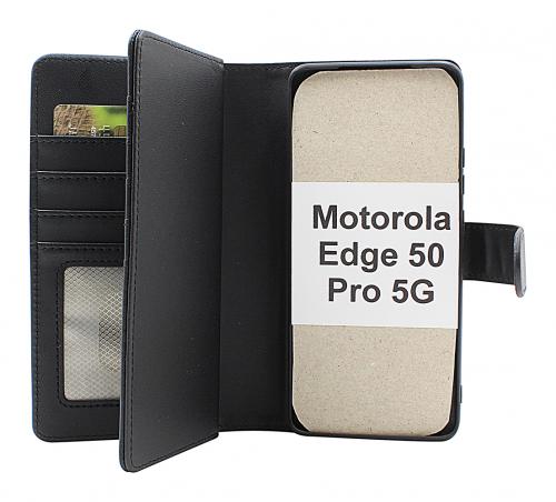 Skimblocker Motorola Edge 50 Pro 5G XL Magnet Lommebok Deksel