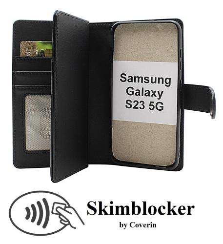 Skimblocker Samsung Galaxy S23 5G XL Magnet Lommebok Deksel