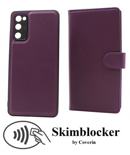 Skimblocker Samsung Galaxy S20 FE 5G Magnet Lommebok Deksel