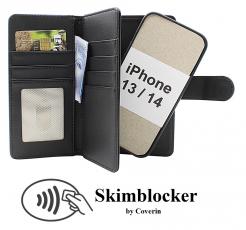 Skimblocker iPhone 13 / 14 XL Magnet Lommebok Deksel