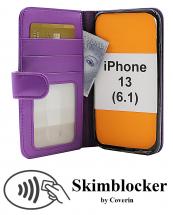 Skimblocker Lommebok-etui iPhone 13 (6.1)